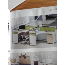 電腦辦公桌4人位