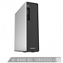清華同方(THTF)精銳M818商用辦公電腦主機(i5-8400 8G 128GSSD+2T 內(nèi)置WiFi 正版office 