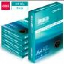 得力（deli）珊瑚海 80g A4 復印紙 中檔款打印紙 500張/包 5包1箱（整箱2500張）